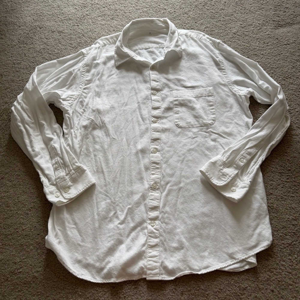 MUJI BUTTON UP TOP! ✨